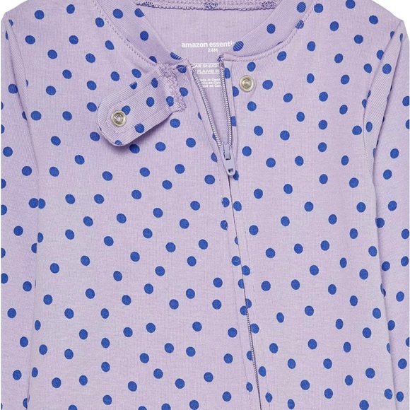 Amazon Essentials Set of 3 Unisex👦🏻👧🏻Holiday🎄Footless Pajama Sz 18M - Picture 5 of 8